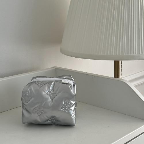 실버리본 지퍼파우치