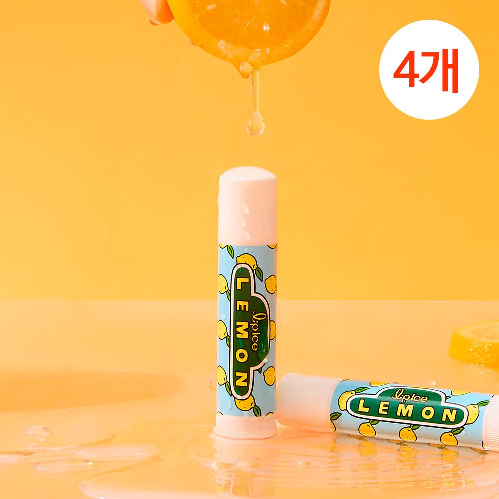 립아이스 립밤 레몬 4개
