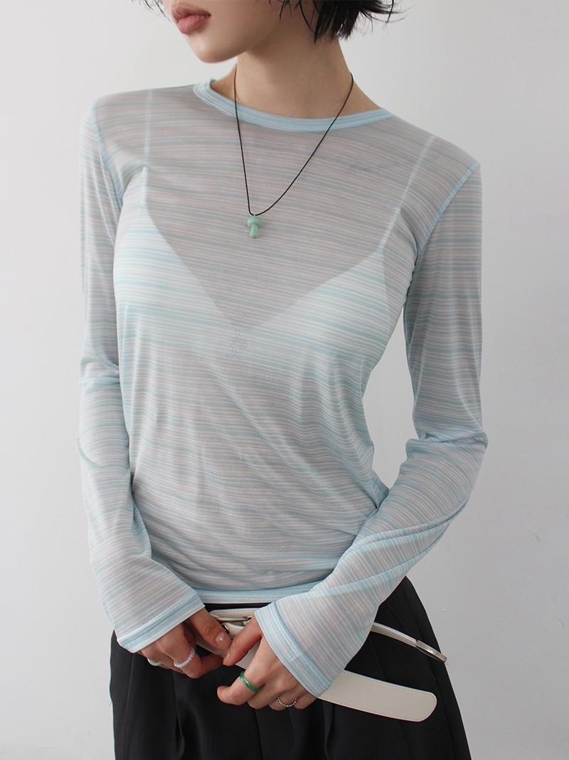 MIST STRIPE LONGSLEEVE (3color!)