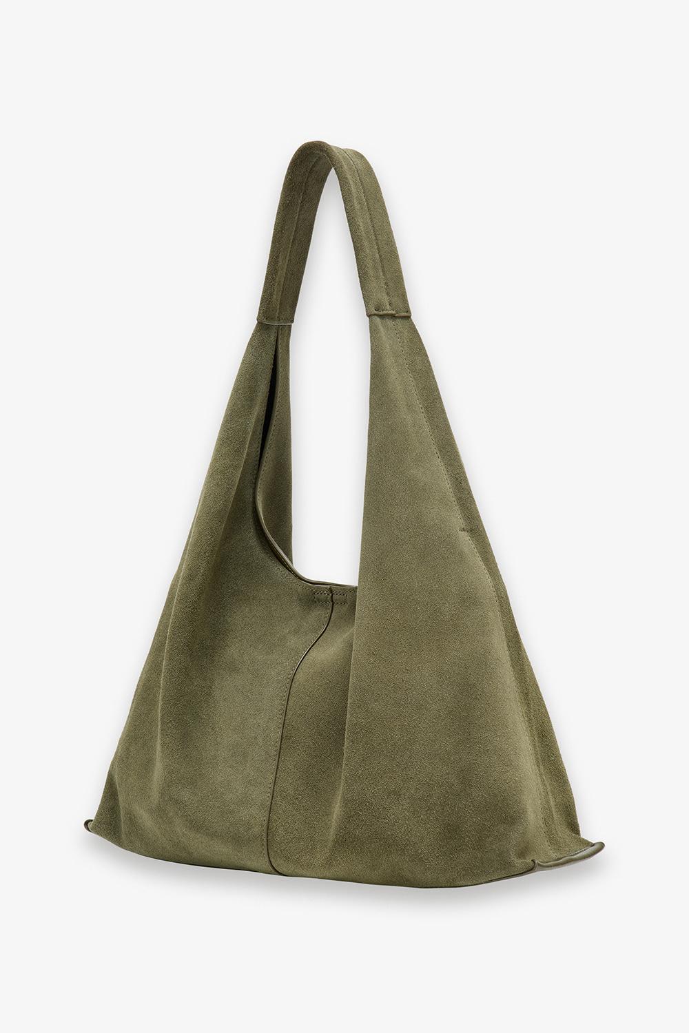 [2차] Maren Real Leather Hobo Bag_Khaki