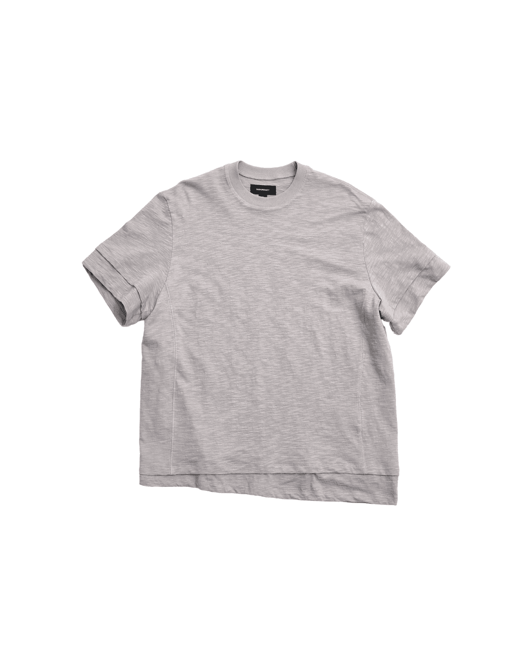 LAYERED HALF TEE (TAUPE)