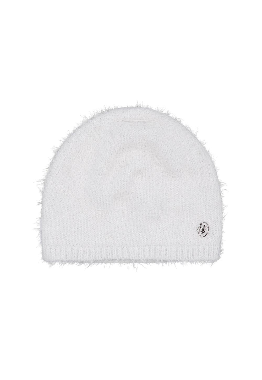 Fuzzy beanie - WHITE