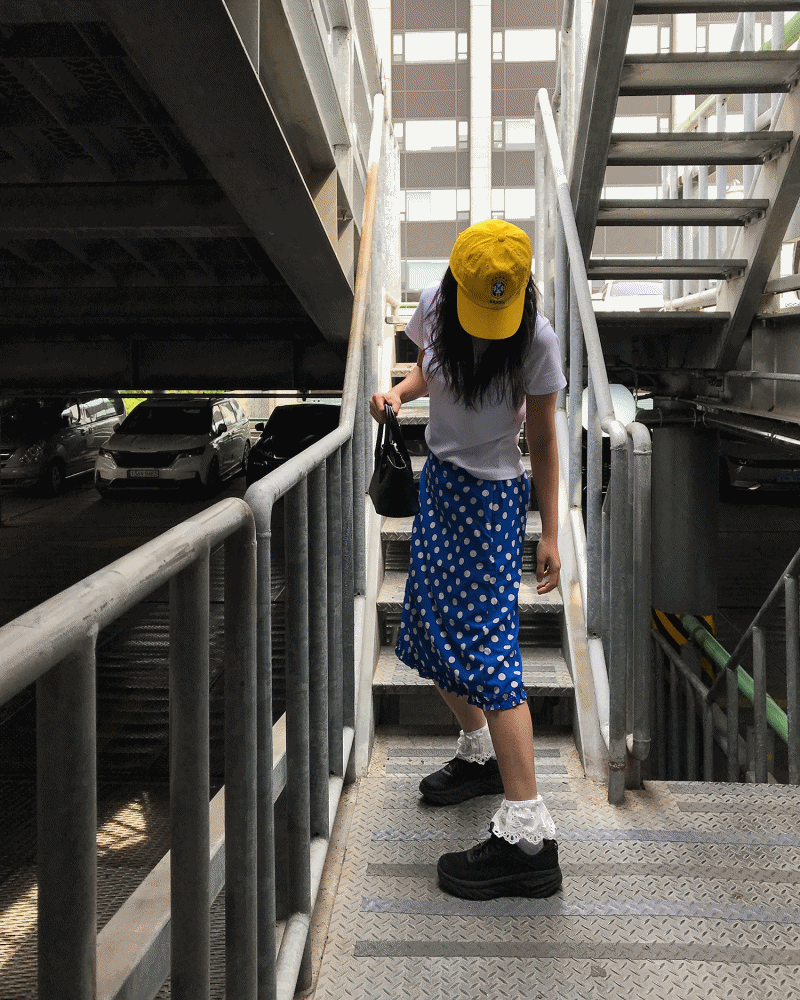 노어슨 [MD PICK!] POLKA DOT MIDI SK