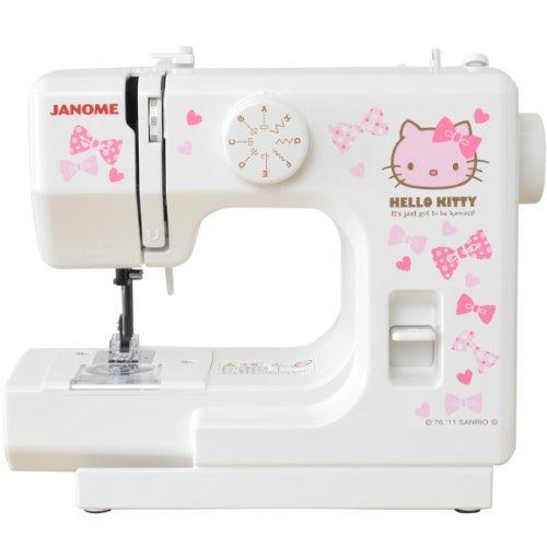 JANOME 산리오 헬로 키티 미싱 콤팩트 KT-W
