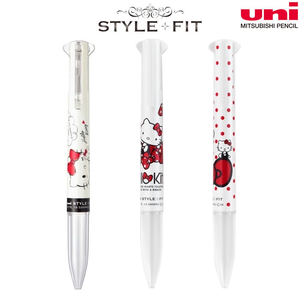 산리오 콜라보 한정판 미쯔비시 유니 스타일핏 키티 5색 홀더