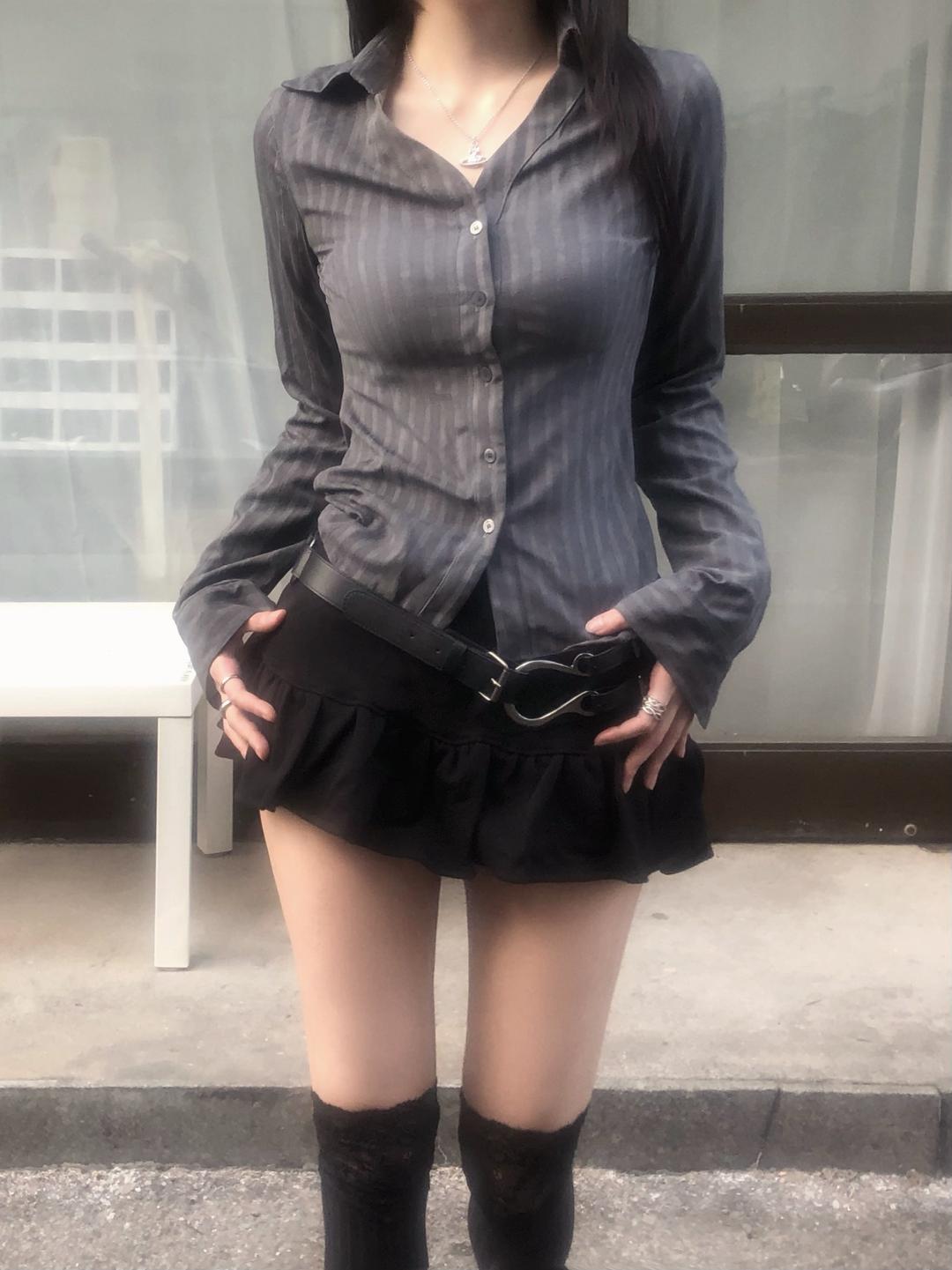 Velar Stripe Shirt(2 color)
