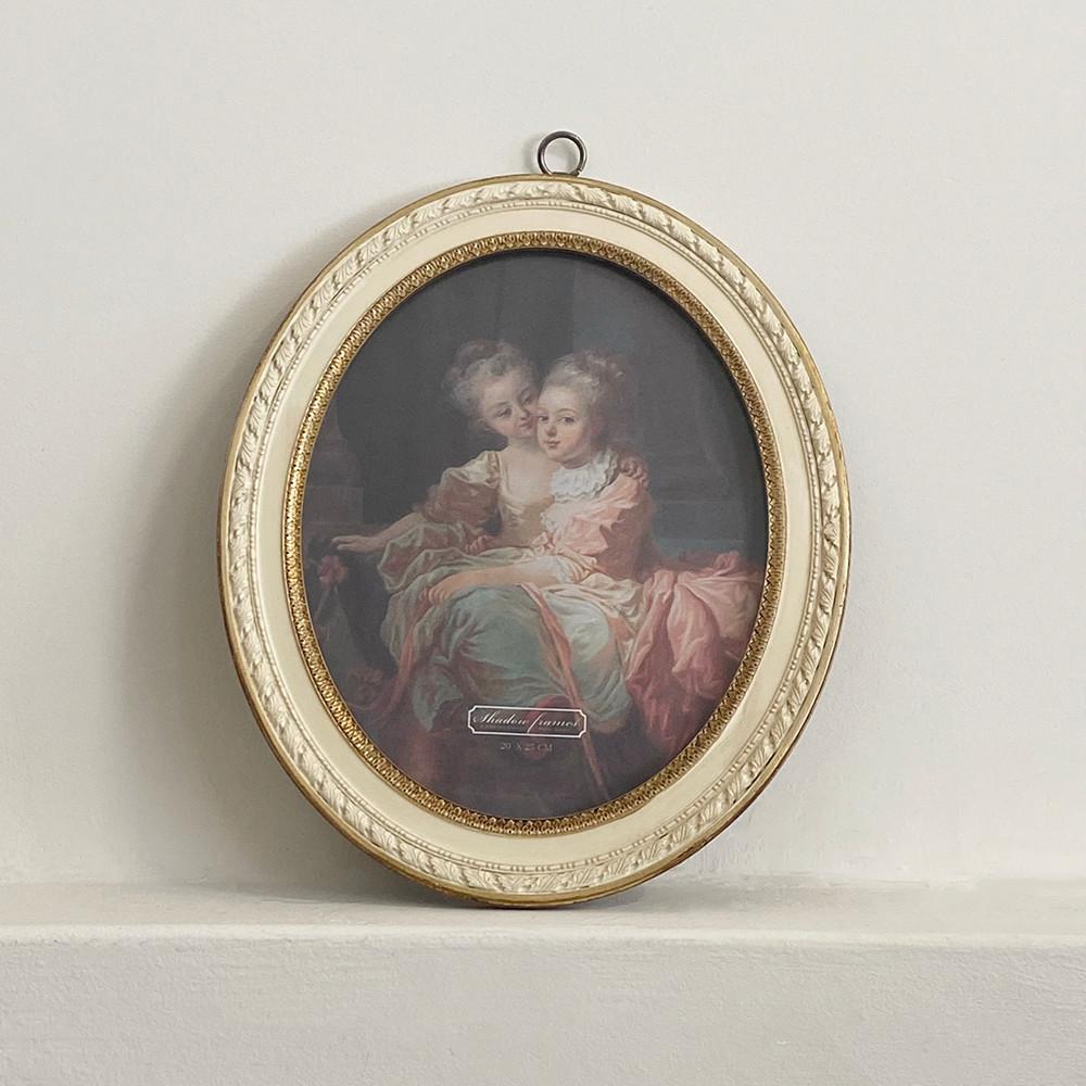 테레즈 타원형 앤틱액자 빈티지 벽걸이 카페 인테리어