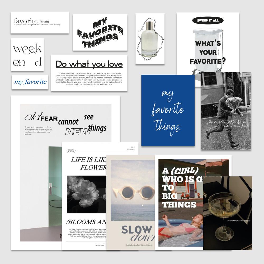 favorite pack /페이버릿 스티커&페이퍼 팩/