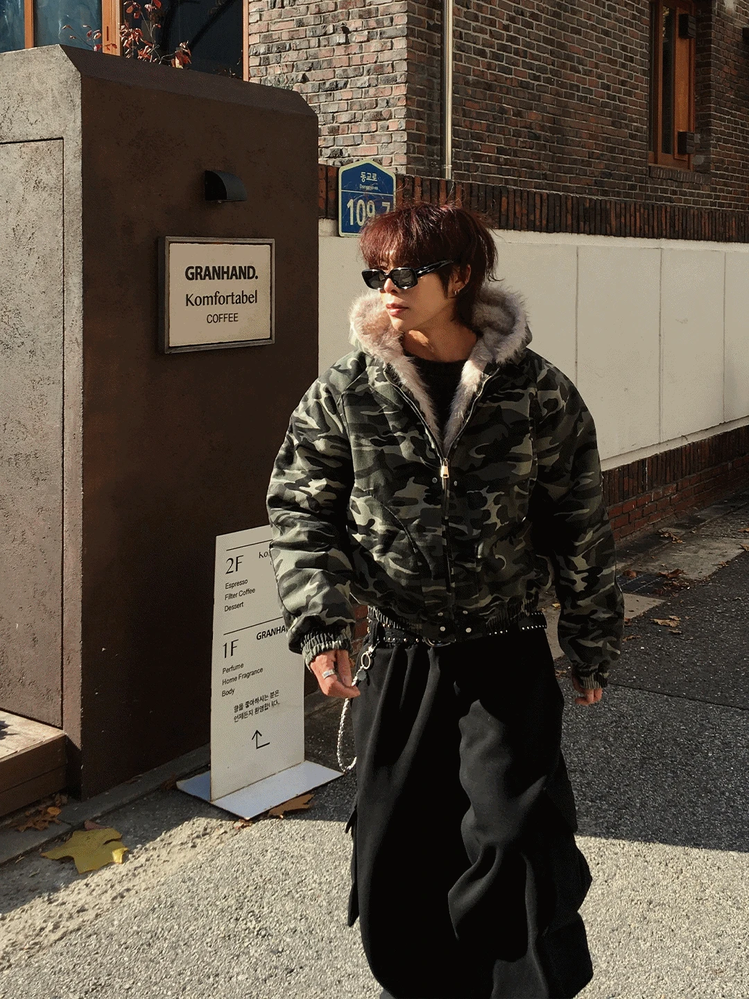 (6oz) BS 휴즈 카모 퍼 점퍼