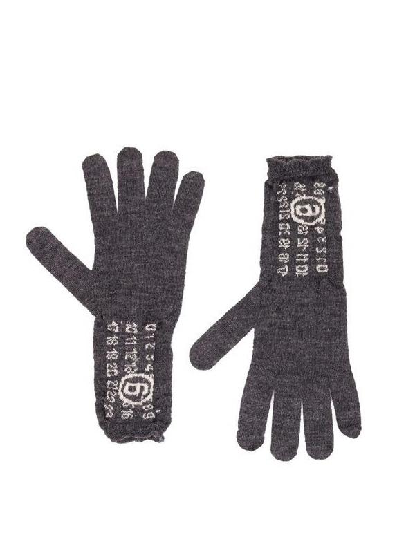 MM6 메종 마르지엘라 그레이 울 장갑