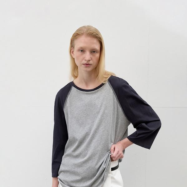 Soft Raglan Tee _ Grey