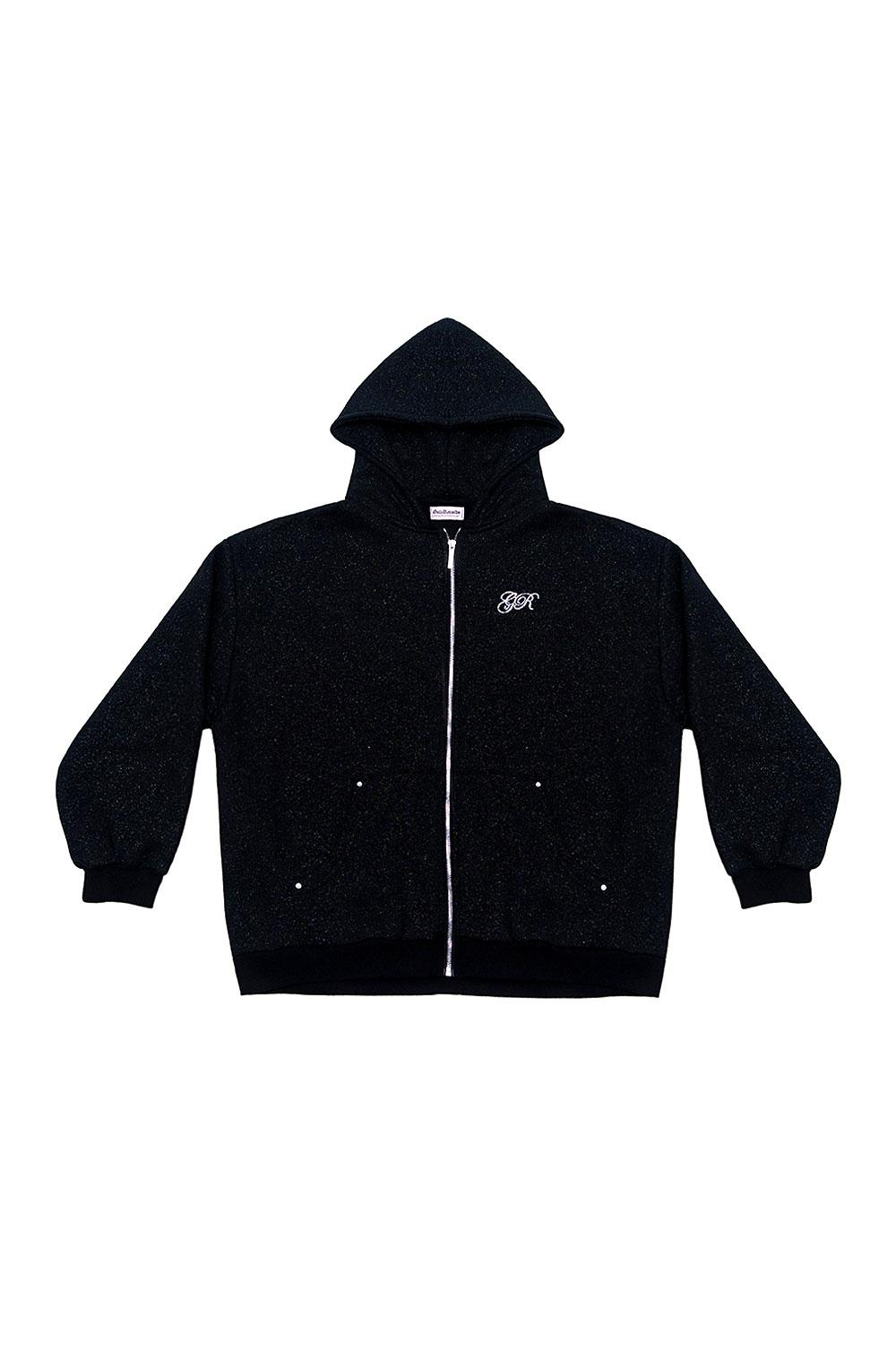 [PRE-ORDER] GAL glitter hoodie black