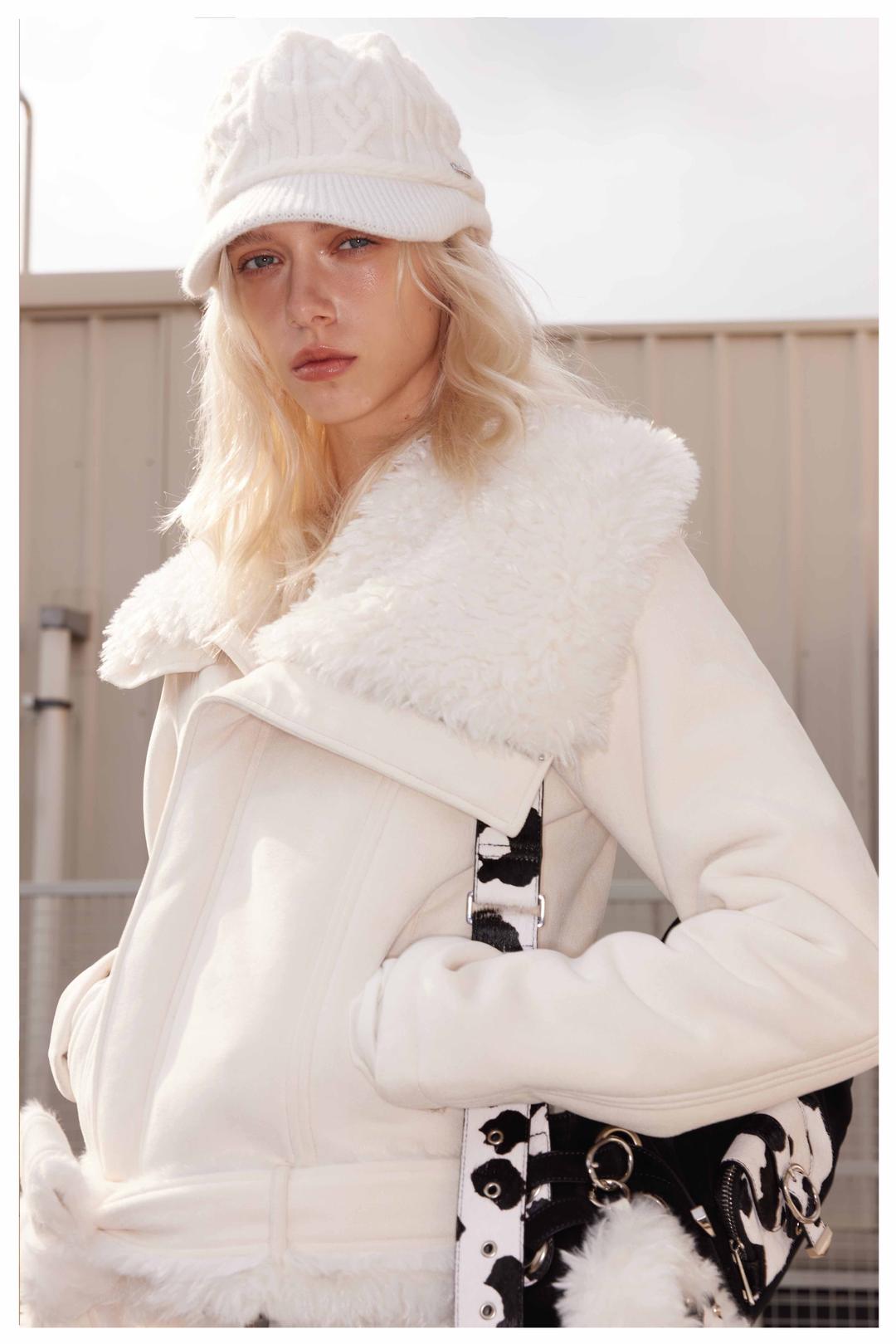 2th Desire Fur Velvet Short Jacket