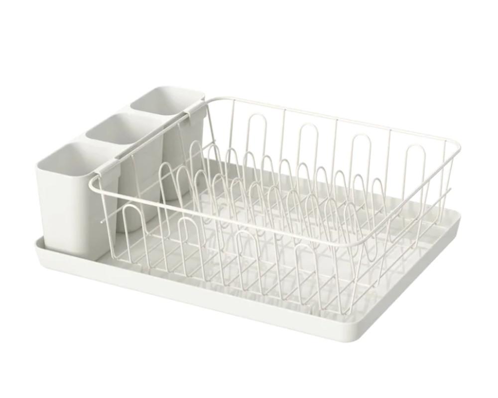 이케아 VARIERA 바리에라 식기건조대 화이트 42x30cm 002.958.13