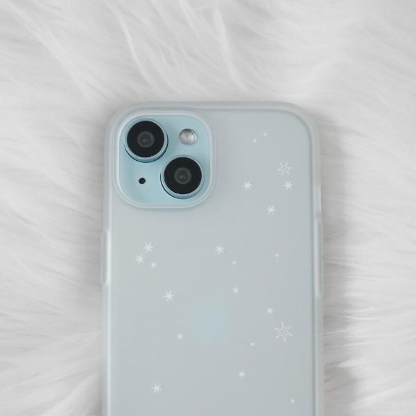 Fog 작은별 case. (반투명 젤리 케이스)