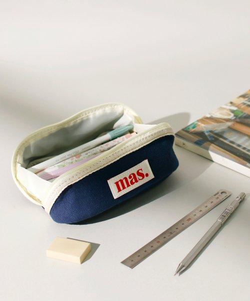 Hapoom pencil cosmetic pouch _ 맨투맨 네이비