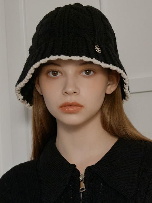 ANC WOOL TWISTED BUCKET HAT_4COLOR