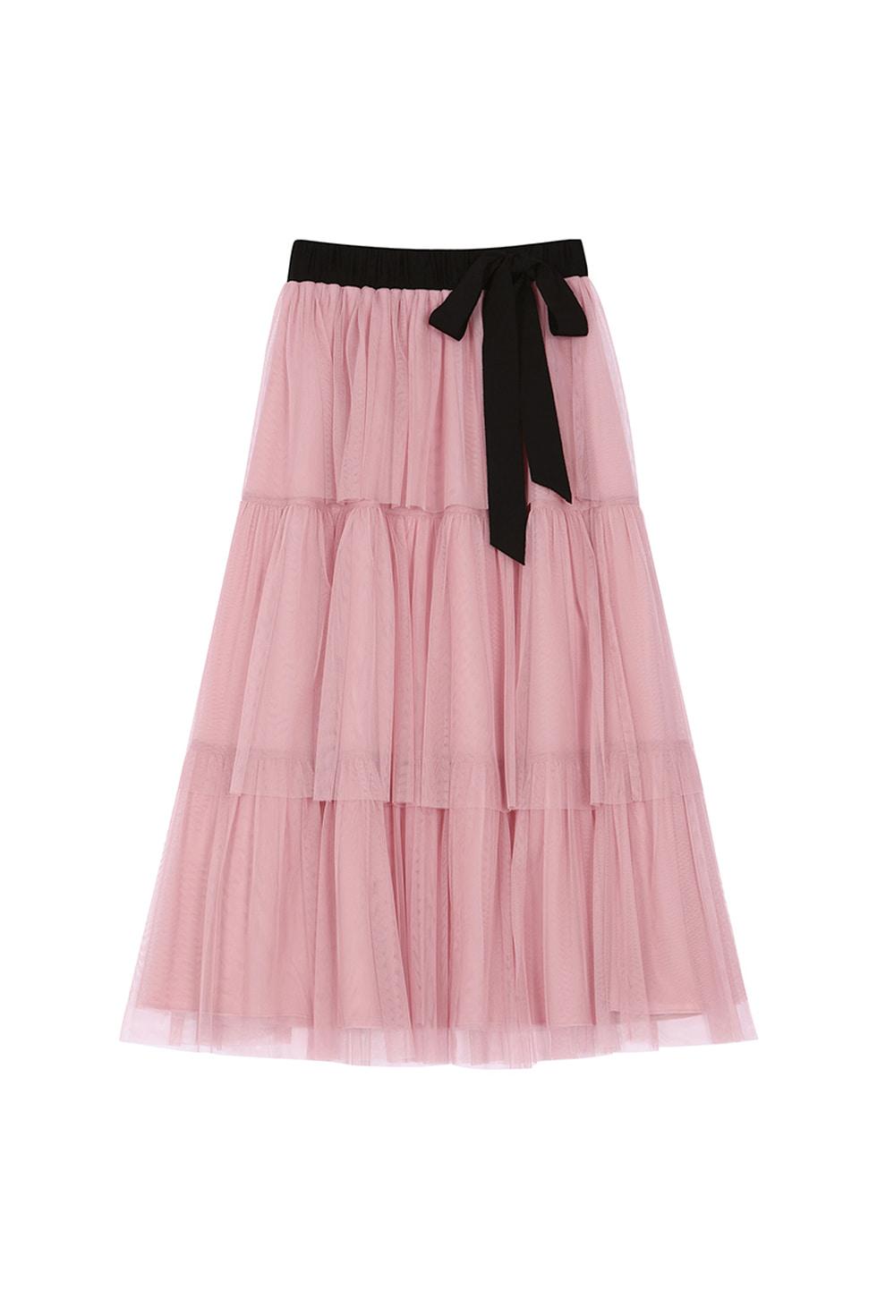 CAN-CAN TULLE SKIRT - PINK