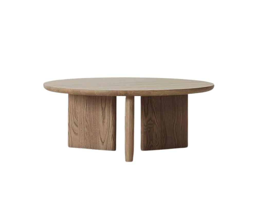 미드센츄리 모던 원형테이블 우드 원목 테이블 거실 좌식 테이블 라운드 좌탁