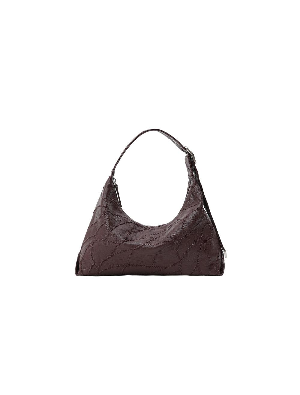 (REFURB) CACTUS HOBO BAG MINI [Burgundy]