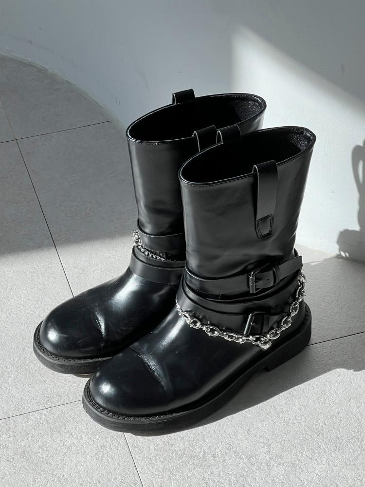 스트랩 앵클 부츠 (230-250)