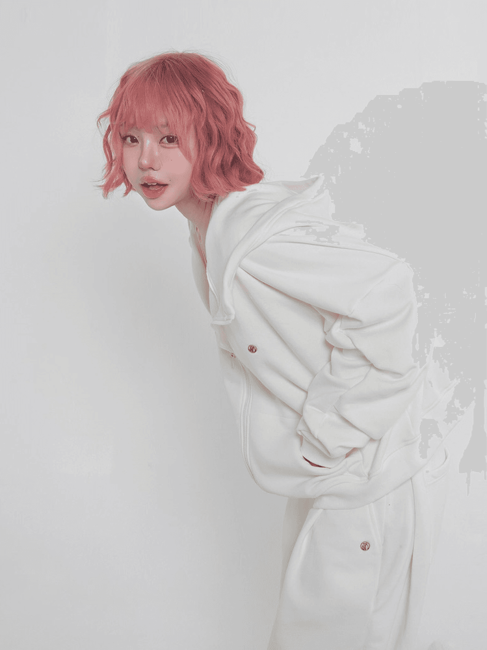 NANGCHU! ZIP-UP HOODIE LONG VER. (IVORY)