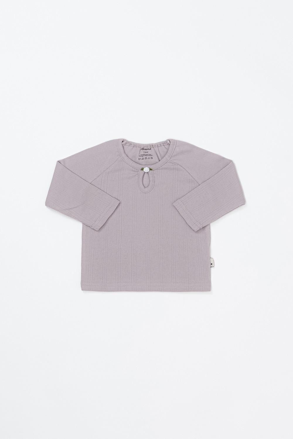 로지블루밍 티셔츠 - 모브라일락