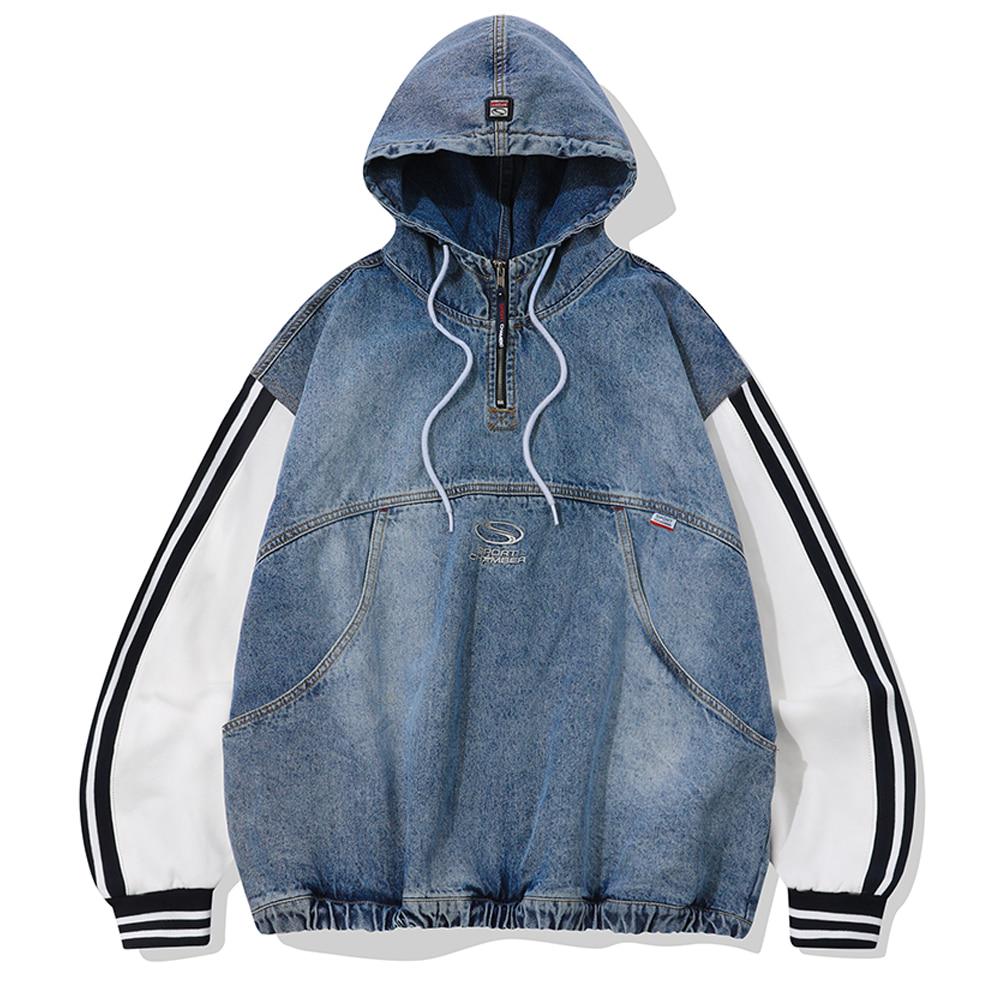 SC 트랙 데님 아노락(블루)