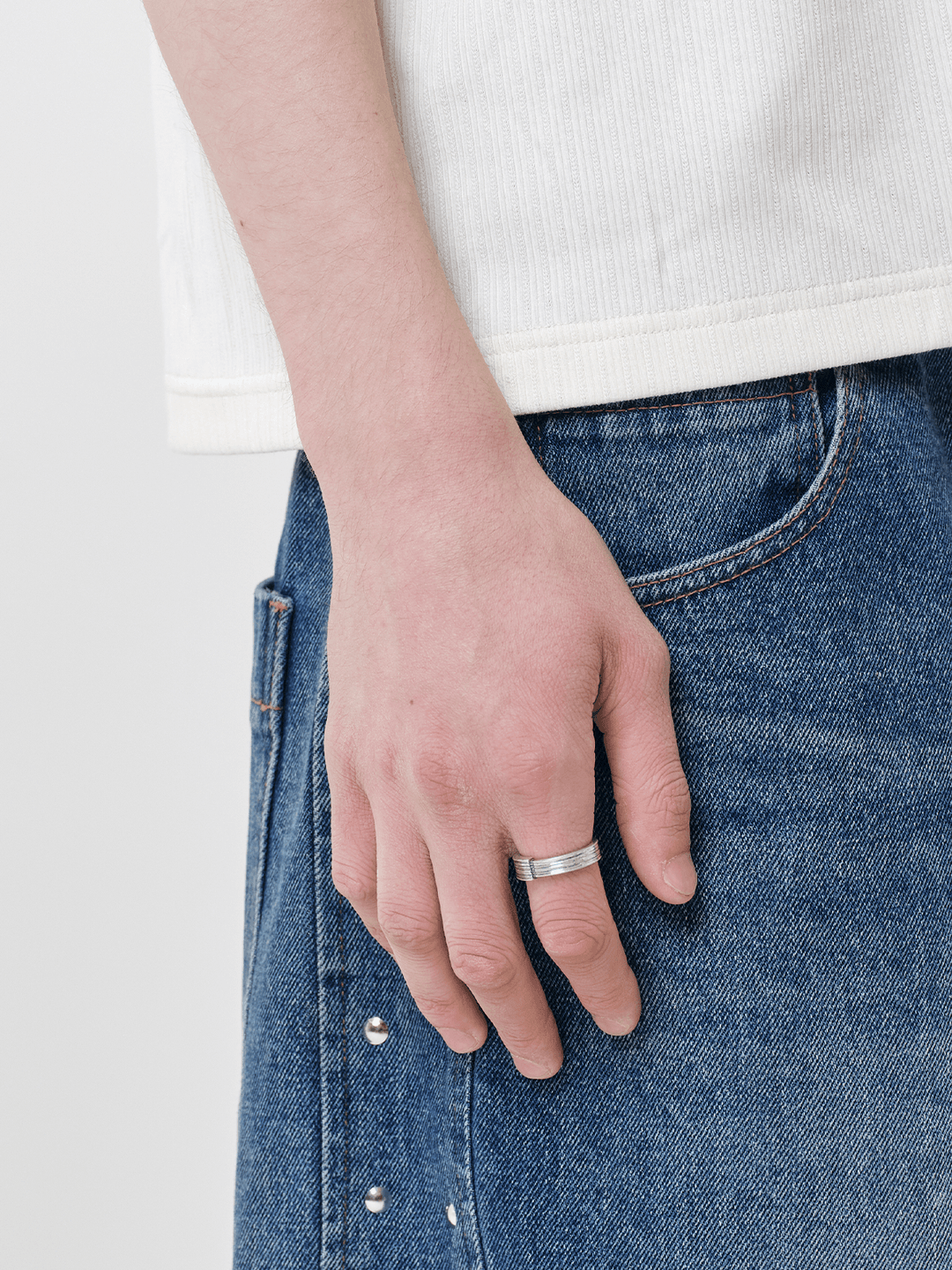 Ripple Spread Ring [Silver]