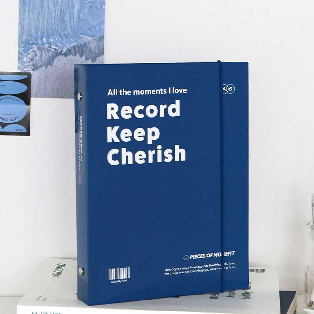 네컷앨범 바인더 포토 초음파 커플 100일 콜렉트북 포카 사진 블루