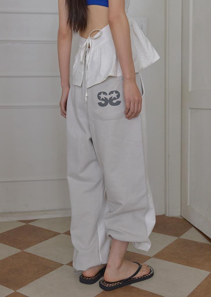 STAR SWEATPANTS, WHITE+GRAY7/22 예약배송
