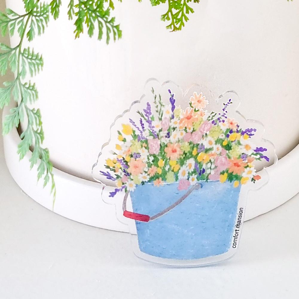 컴포트맨션 가드닝 그립톡 - 들꽃