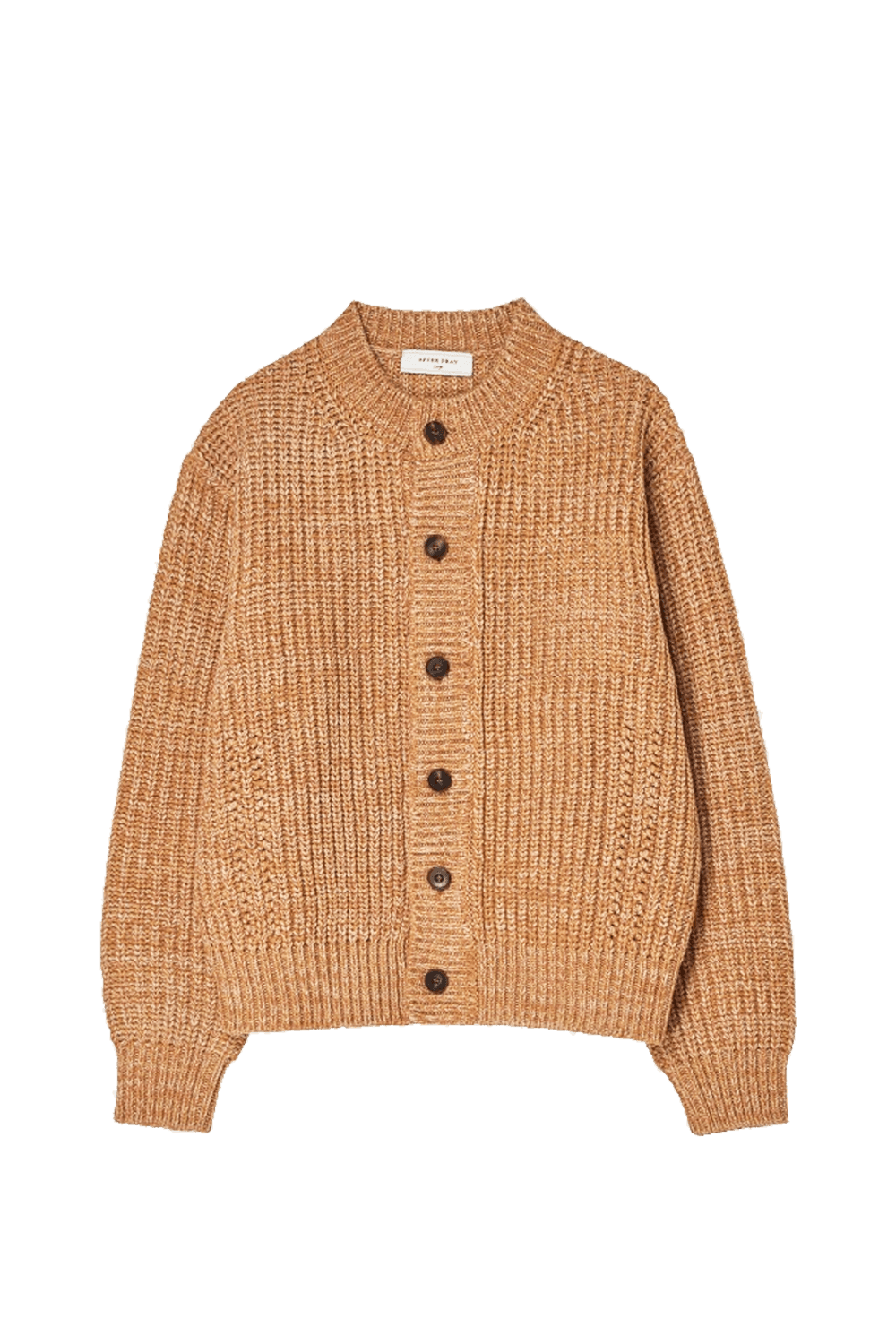 테르 인타르시아 니트 카디건 텐저린