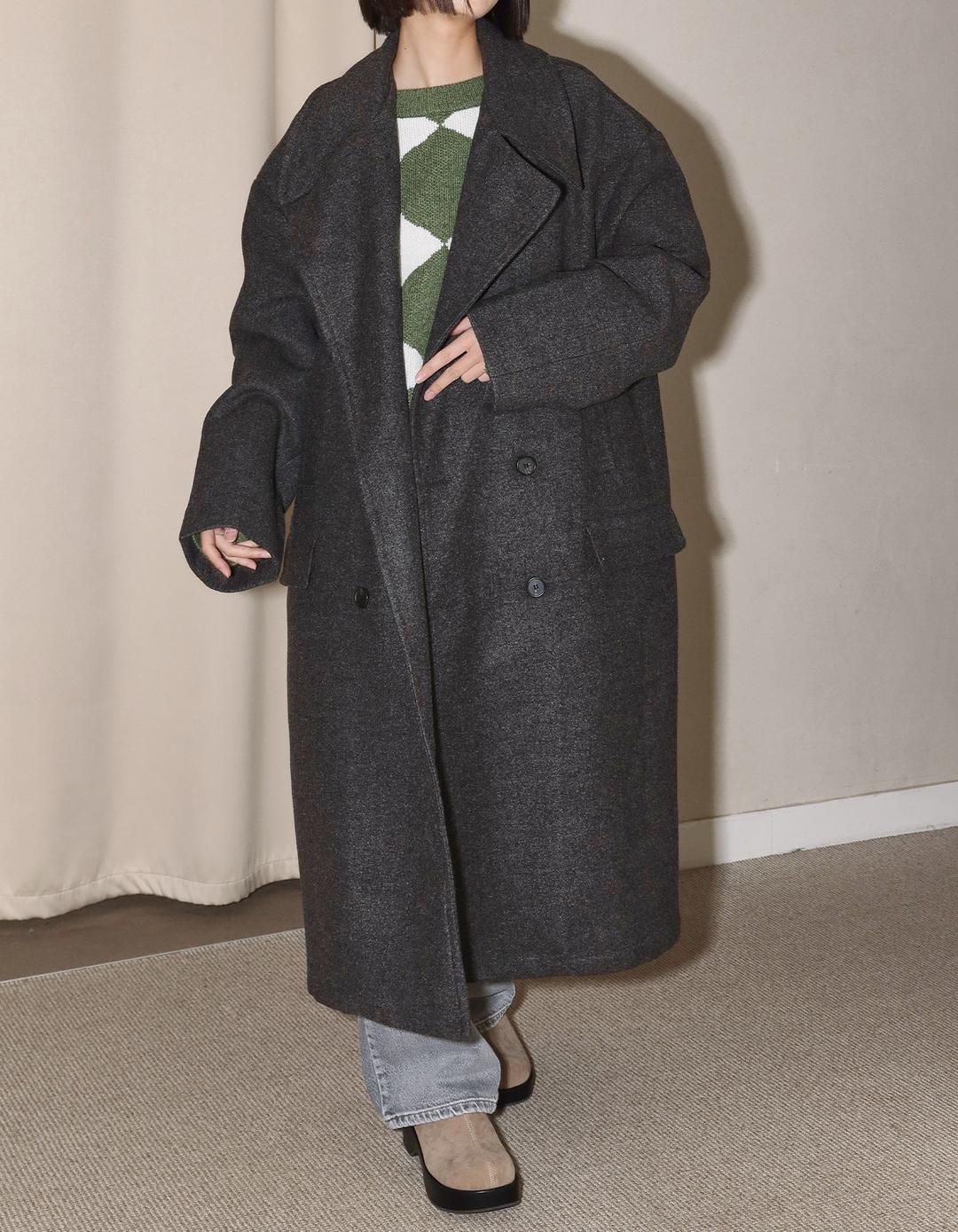 Unisex back button double coat (2 Color)