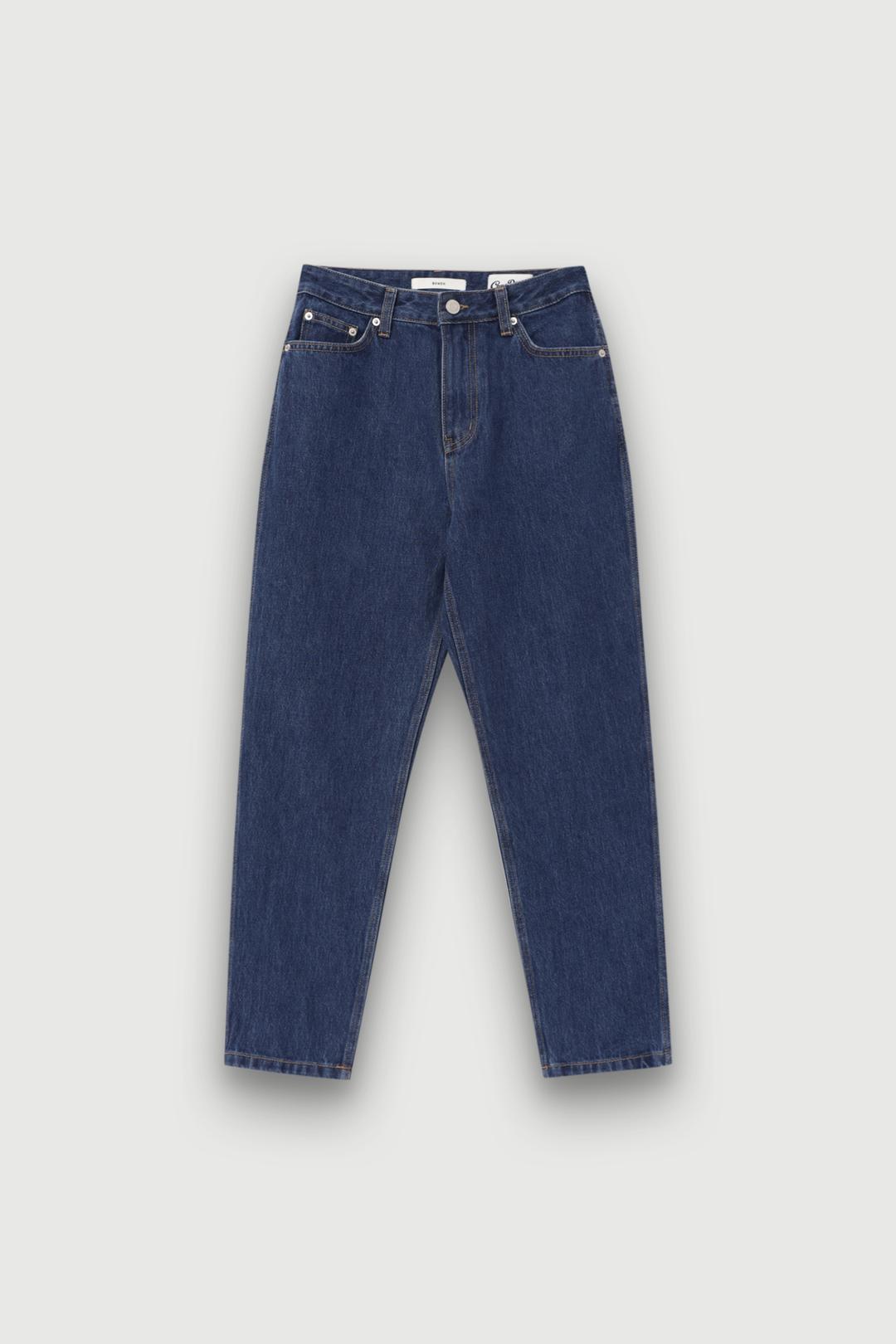 콘밀 오가닉 슬림 테이퍼드 데님 팬츠