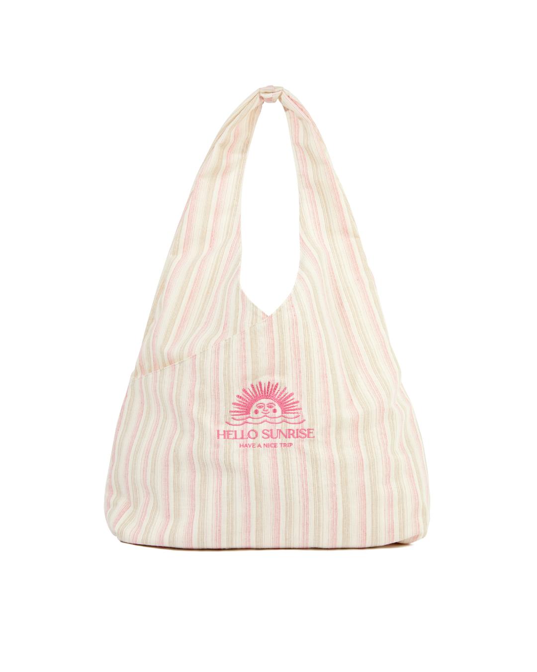 3Way Bikini Bag_Red Multi Stripe