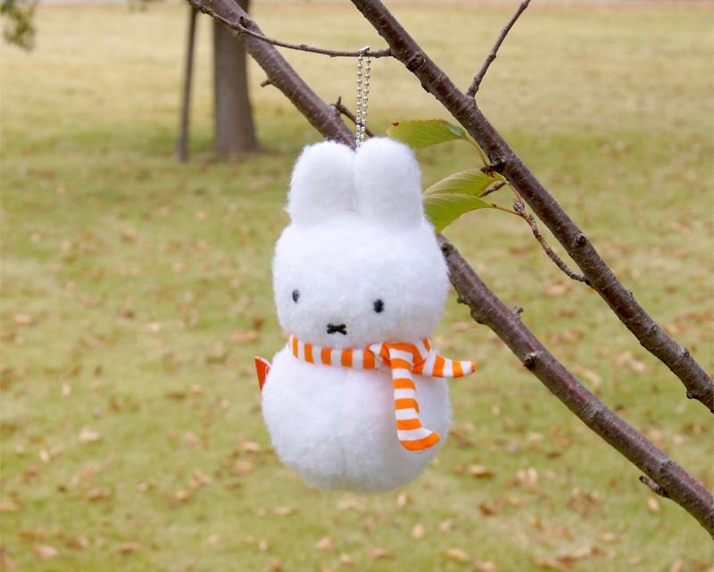 토끼 미피 눈사람 인형 마스코트 키링 키홀더