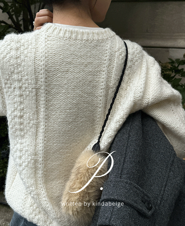 킨다베이지 [page] 부베트 알파카 피셔 니트 (3color)