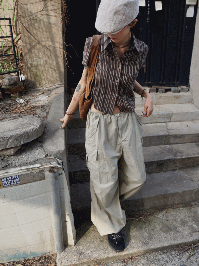 모래하우스 gorpcore cargo pants