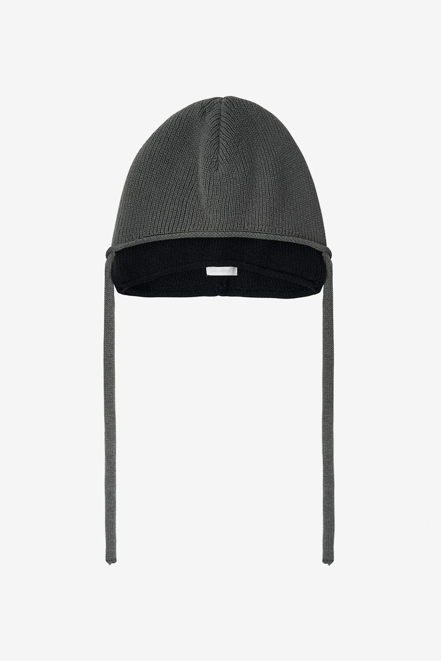 레이어드 이어커프 비니 CHARCOAL