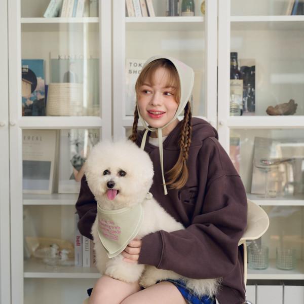 [2차]cotton kerchief & scarf (green)