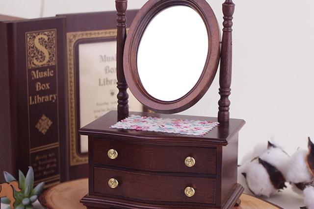 원목 수납 화장대 오르골(YA-224S)