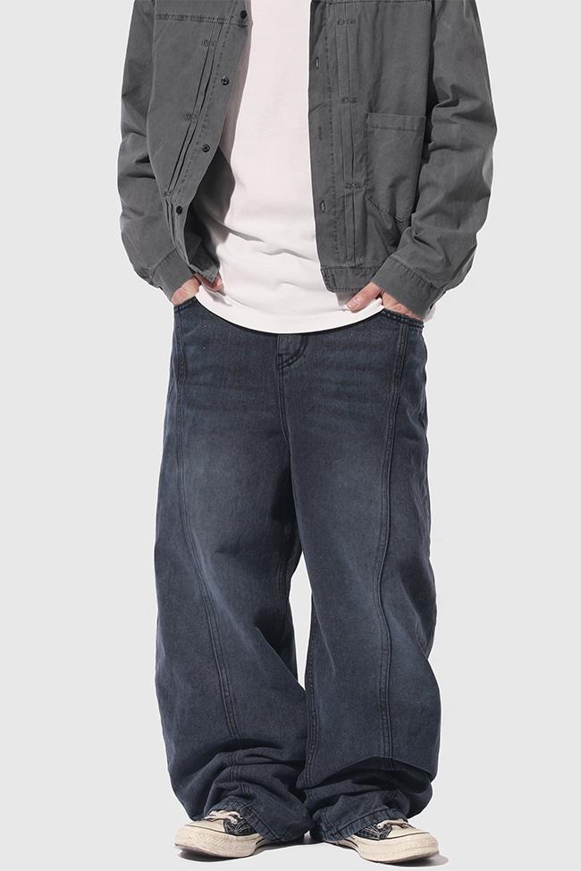 Blue Washing Line Pants [1color]