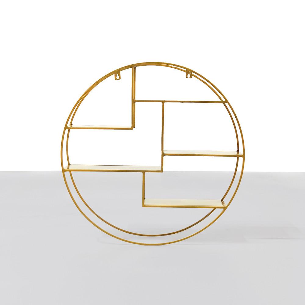 히어퍼니처 카페 인테리어 금색 장식장[HFCA-4]