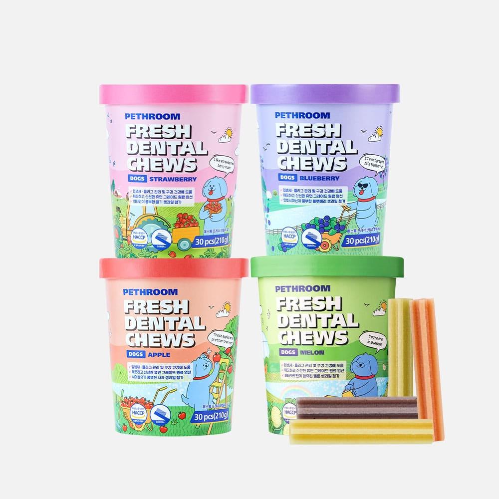 프레쉬 덴탈츄 (딸기/블루베리/사과/멜론)