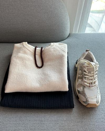 플레인 7부 knit