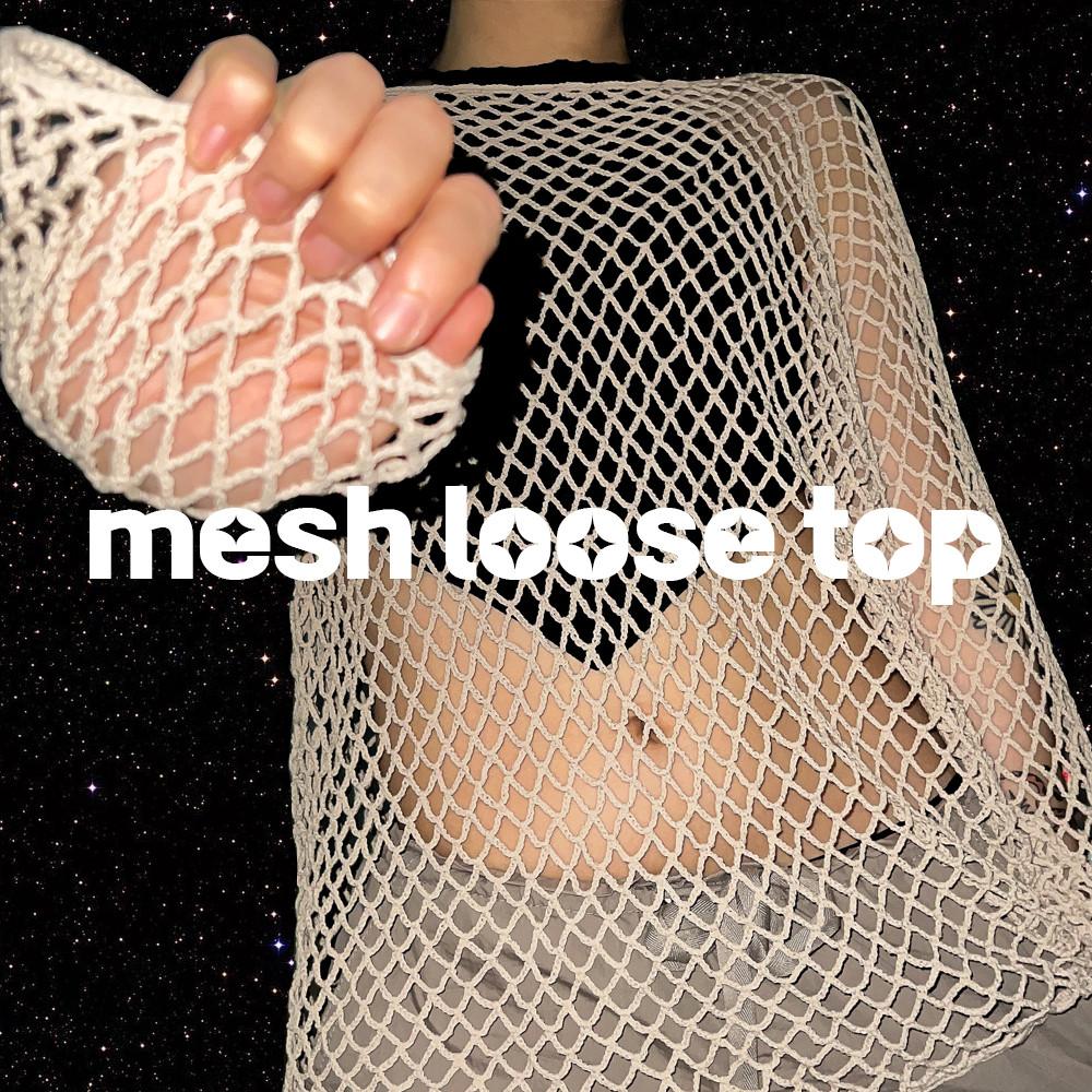 [디지털상품/🔒비공개영상] 메쉬루즈탑 (서술형 도안+영상QR코드)