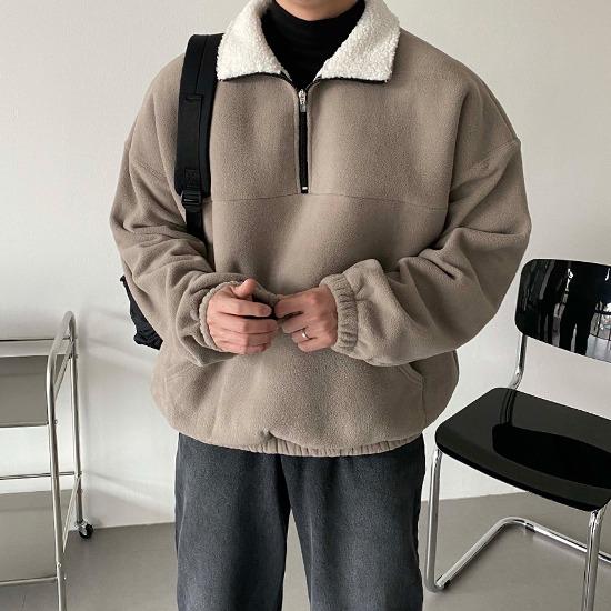 [당일발송] 아델 양털 후리스 아노락