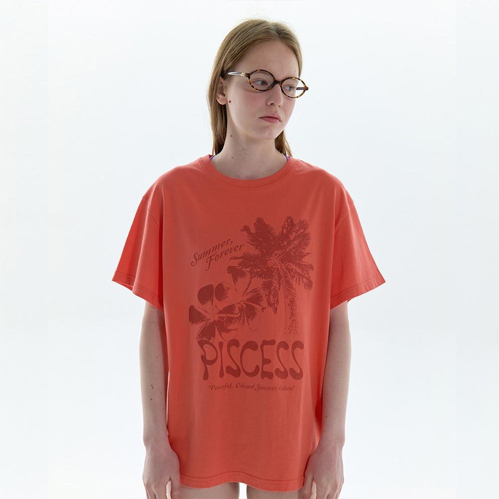 [파이시스] 빈티지 썸머 티셔츠_레드 (6/5 예약배송)