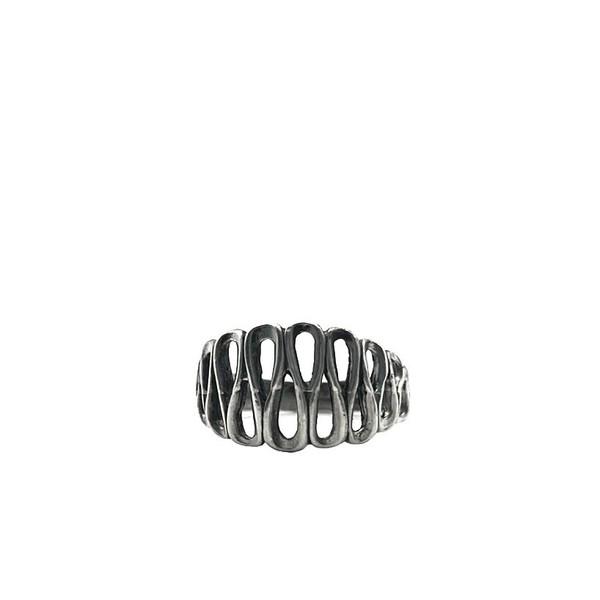 Vintage Abstract Twist 925silver Ring